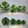 Folha de casco de tartaruga de simulação casco de tartaruga bambu atacado sensação de casco de tartaruga de simulação decoração de folha casco de tartaruga bambu planta verde flor artificial fábrica atacado
