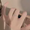 Anillo de estrella por todo el cielo diseño de nicho femenino anillo abierto lujo ligero alta moda personalidad anillo para el dedo 2024 nuevo estilo