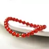 Fornecimento de fábrica pulseira de ágata vermelha natural feminina contas de transferência imitação de jade Hetian pulseira de cera atacado pode ser enviado em nome
