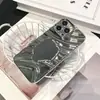 Para Apple 16PRO capa de celular galvanizada com espelho ondulado iPhone12/11 prata capa protetora à prova de queda tudo incluído