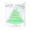 2022 Novo Pano de Fundo de Natal Ins Decoração de Casa Transfronteiriça Árvore de Natal Fundo Pano para Pendurar na Parede Tapeçaria Amazon