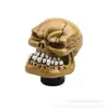 Nuevos suministros para automóviles transfronterizos cabeza de calavera de resina modificada personalizada cabeza de engranaje accesorios de cinturón universales cabeza de mango de engranaje palo de onda
