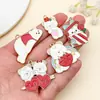Oso de Navidad Lindo de Dibujos Animados Corazón de Amor Día de San Valentín Colgante DIY Collar Pendiente Accesorios de Joyería