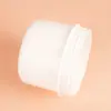 Tarro de crema de plástico PP engrosado, disponible en múltiples tamaños, recipiente de boca ancha para crema facial con junta de extracción manual para sellado a prueba de fugas, material de embalaje cosmético
