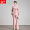 Conjunto de Traje Casual Versátil de Alta Gama 2026 Versión Coreana Holgado Adelgazante Moda Femenina Elegante Traje