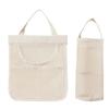 Bolsa de malla transpirable para colgar en la pared, para jengibre y ajo, de algodón y lino, de gran capacidad, resistente a la humedad, para colgar frutas y verduras.