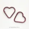 Pintura Horneada Resistente al Color Color Macarrón Corazón Estrella Cierre de Primavera Llavero DIY Dopamina Perler Beads Colgante Percha