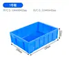 Caja de plástico apilable gruesa grande estilo industrial con tapa caja de plástico caja de herramientas marco de plástico caja de almacenamiento para logística de la UE