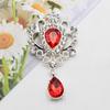 32*60mm Liga Strass Acrílico Coroa Pingente Flor Disco DIY Roupas Acessórios de Cabelo Joias Broche Decorativo Acessórios