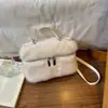 2026 Nuevo Estilo Coreano Lindo Peluche Bolso de Hombro Único de Moda Tendencia para el Trabajo Alta Calidad Bolso Cruzado Mochila Estilo Coreano