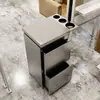 Gabinete de Ferramentas para Barbearia Novo Estilo Gabinete de Ferramentas para Cabeleireiro em Aço Inoxidável Gabinete de Ferramentas para Salão de Beleza Gabinete de Armazenamento com Gavetas