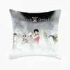 Serie One Piece Dibujos Animados Personajes Luffy Solon Funda de Almohada para el Hogar Animación Imitación Súper Suave Sofá Cómic-Con Almohada