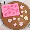 Pedra de Aroma Borboleta Camomila Pequena Molde de Silicone Líquido Gesso Decoração de Bolo DIY Molde de Pasta de Goma Fondant