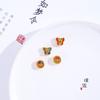Esmerilado por mucho tiempo no se desvanece Oro de Vietnam accesorios diy pulsera de mariposa cuentas de hilo collar de cuentas para damas