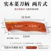 Mango de madera de peral para cuchillos domésticos, accesorios universales para mangos de cuchillos, guarda de cuchillo fijo de madera maciza de repuesto, mango de cuchillo hecho a mano con remaches