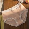 Ropa interior de algodón para bebés de clase A, algodón para mujer 7A antibacteriano, cintura media, estilo japonés, tallas grandes, venta al por mayor para mujeres