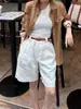Camisa Sencilla de Manga Larga con Hombrera Estilo Old Money para Mujer Primavera y Otoño Diseño de Alta Gama Sentido Retro Temperamento Delgado Top Versátil