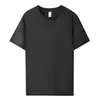Camiseta personalizada de nailon de secado rápido para hombre, manga corta, top deportivo fresco y transpirable, ropa de trabajo para actividades al aire libre y team building, disponible en varios colores, estilo básico