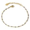 Pulsera Transfronteriza de Amazon de Acero Inoxidable Electrochapado para Mujer, Estilo Europeo y Americano, 8 Colores, Joyería Simple de Acero de Titanio Estilo Pomisian