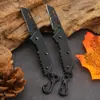 Navaja Plegable Camping Navaja Portátil Navaja Multiusos para Exteriores Navaja de Defensa Personal Mini Navaja para Frutas