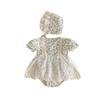 Mono de verano floral para bebé niña, Luna Llena, Cien Días, Princesa