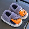 Pantuflas de Algodón para Niños Invierno Cálido Forrado de Felpa Mao Mao Antideslizantes Femeninas Dinosaurio para Niños Padre-hijo Grandes Pequeñas y Medianas Bolsa para Niños con Zapatos de Algodón