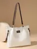 Comercio Exterior Transfronterizo Estampado Retro Moda de Alta Gama Bolso de Hombro de Gran Capacidad Bolso Tote Casual Versátil para el Trabajo Moderno