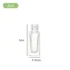 Frasco de Perfume 10ml Transparente com Tampa de Rosca Frasco Spray de Perfume de Pequena Capacidade Vidro Recarregável Frasco Vazio Fábrica Portátil Recarregável