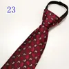 Corbata de Hombre Cremallera Novio Boda Roja 8cm Vestido Negocio Nudo Negro Libre Perezoso Fácil de Tirar Azul Corbata