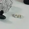 Pendientes de Flor con Perlas Estilo Hada Dulces y Etéreos, Estilo Fresco y Pastoral, Pendientes Estilo Chica Dulce Cremosa y Femenina