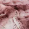 Em Estoque Pelo de Coelho Veludo Bolha Grande, Manta de Sofá Estampada em Veludo Bolha Falso de Pelo de Coelho, Artigos para Casa Tecido Pelúcia