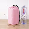 Lona de Tres Compartimentos Poliéster Exterior Primeros Auxilios Saco de Dormir Tienda de Campaña Almacenamiento Portátil Cordón de Nylon Bolsa de Empaque con Cordón