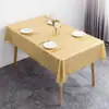 Decoración cuadrada de mantel blanco sólido para banquetes de boda de hoteles europeos y americanos fabricantes lote