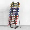 Portaesquís para Snowboard Estante de Pie para Snowboard Soporte de Rack para Monopatín de Tabla Única Estante de Almacenamiento para Doble Tabla Estante de Pared