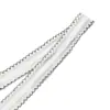 Renda elástica de 25mm com padrão de onda folha de lótus faixa de cabelo para bebê tiara de cabelo de bebê adorno de cabeça oco feito à mão renda elástica