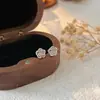 Pendientes de Camelia de Plata Pura S999 Chiheng para Mujer, Lujo Accesible, Normcore, Pendientes de Estilo Fresco, Pendientes de Alto Nivel Estilo Coreano