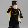 Ropa para Niños Camiseta de Verano para Niños Manga Corta 2026 Nuevo Estilo Niños Grandes Verano Elegante Tops para Niños Camiseta de Moda Venta al por Mayor