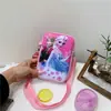 Bolsa Pequeña Infantil Femenina 2025 Nueva Popular Ins Moda Simple Cuadrada Pequeña Textura Estilo Occidental Bolso de Hombro Único Cruzado