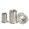 Porca de rebite de aço inoxidável 304, porca de rebite vertical plana M3M4M5M6M8M10M12, atacado à vista