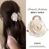 Grampo de Cabelo de Flor para Mulheres, Acessório Tendência para Sessão de Fotos, Atmosfera Vintage de Fada, Estética Azul, Novo Estilo Chinês Presilha Lateral