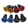 Extraligero CANSUCC bicicleta aleación de aluminio tapón de manillar funda tapón de atasco de tráfico color anodizado tapón de mosca muerta
