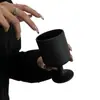 Copo de vidro de alta qualidade estilo europeu antigo de alto valor para café com leite, copo de água, copo para suco de frutas e bebidas