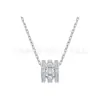 Versão de Luxo Shijia do Colar Olho do Diabo para Mulheres Apresenta um Pingente de Corrente Clavicular Coração Pulsante Cisne Dinâmico Swarovski