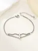 Nuevo Anillo de Acero Inoxidable al por Mayor Transfronterizo 26 Letras Inglesas Anillo de Doble Capa Pulsera Chapada en Oro
