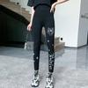 Hot broca leggings senhoras direto da fábrica novo modal leggings atacado líquido vermelho explosões calças casuais