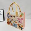 2026 Bolsa Nueva de Fieltro Promoción Navideña Bolsa de Regalo Bolso Tote de Fieltro Impreso Empaque para el Festival de Medio Otoño Caja de Regalo