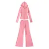 Sudadera de yoga fina y ajustada estilo americano con cremallera, pantalones de cintura alta, que levantan los glúteos, ligeramente acampanados, pantalones casuales y conjunto deportivo