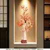 Árbol de Dinero Momento de Girar Adorno de Jarrón Cerámico Nuevo Estilo Chino Sala de Estar Gabinete de Vino Nicho de Pared de Entrada Decoración de Gabinete Vertical Alto