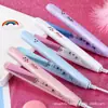 Venta Directa de Fábrica Rizador Plancha para el Cabello Estudiante Mini Femenina Pequeña Pinza Eléctrica Doble Propósito Recto Rizador para Flequillo