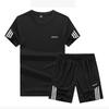 Camiseta de manga corta de verano para adolescentes, traje deportivo de verano, camiseta para hombre, pantalones cortos casuales de manga corta, traje de dos piezas